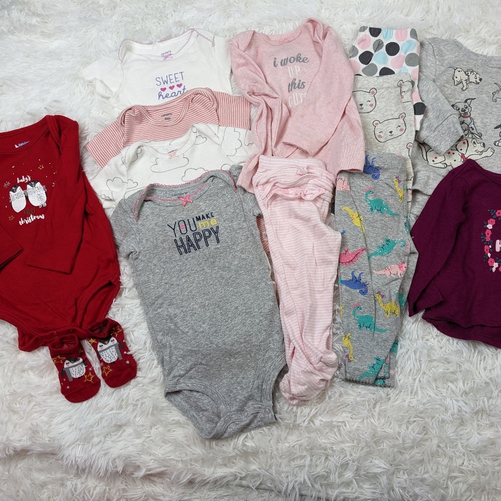 Baby Girl Lot 9 months Christmas
